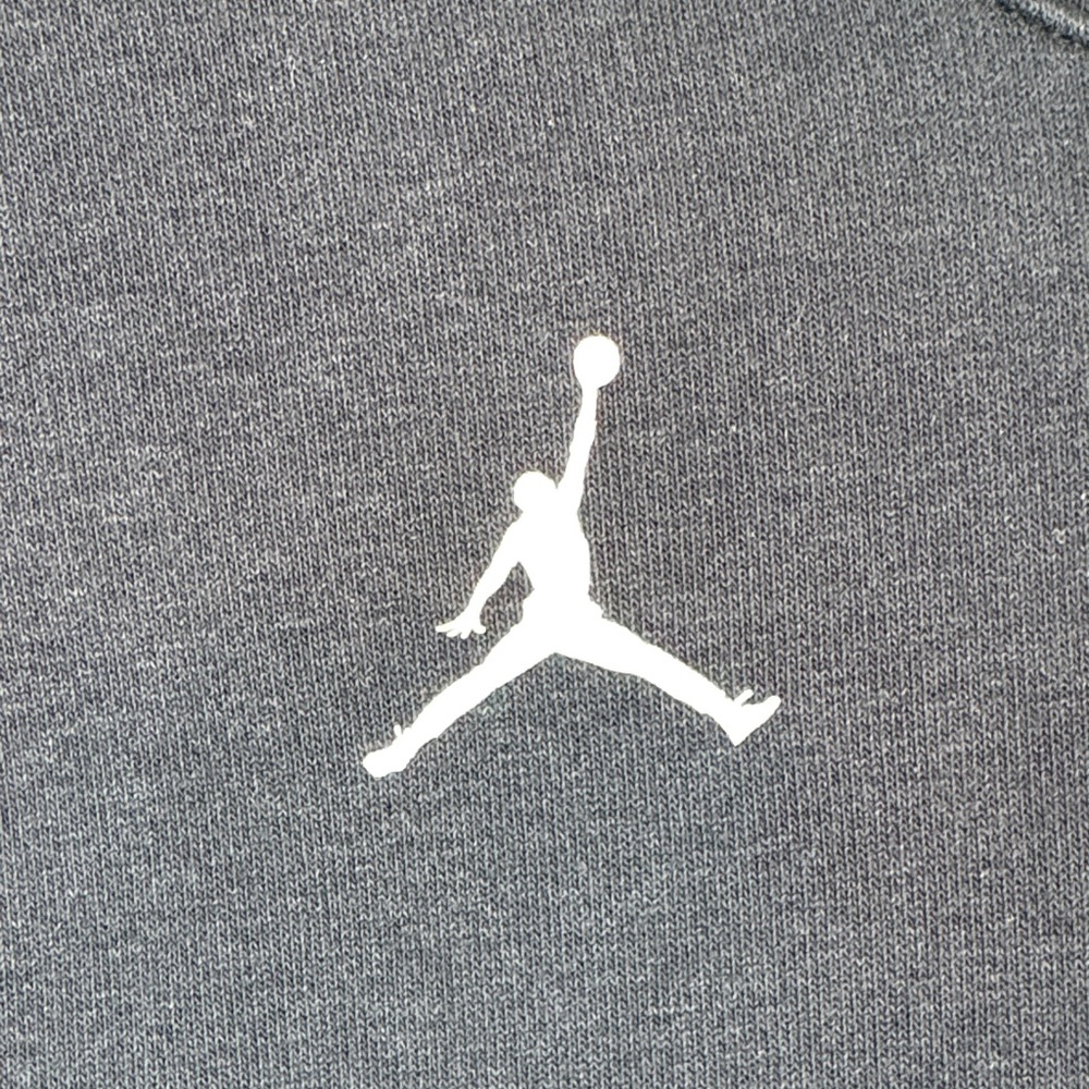 Michael Jordon Black Sleeveless Hoodie with Logo - Picture 2 of 11